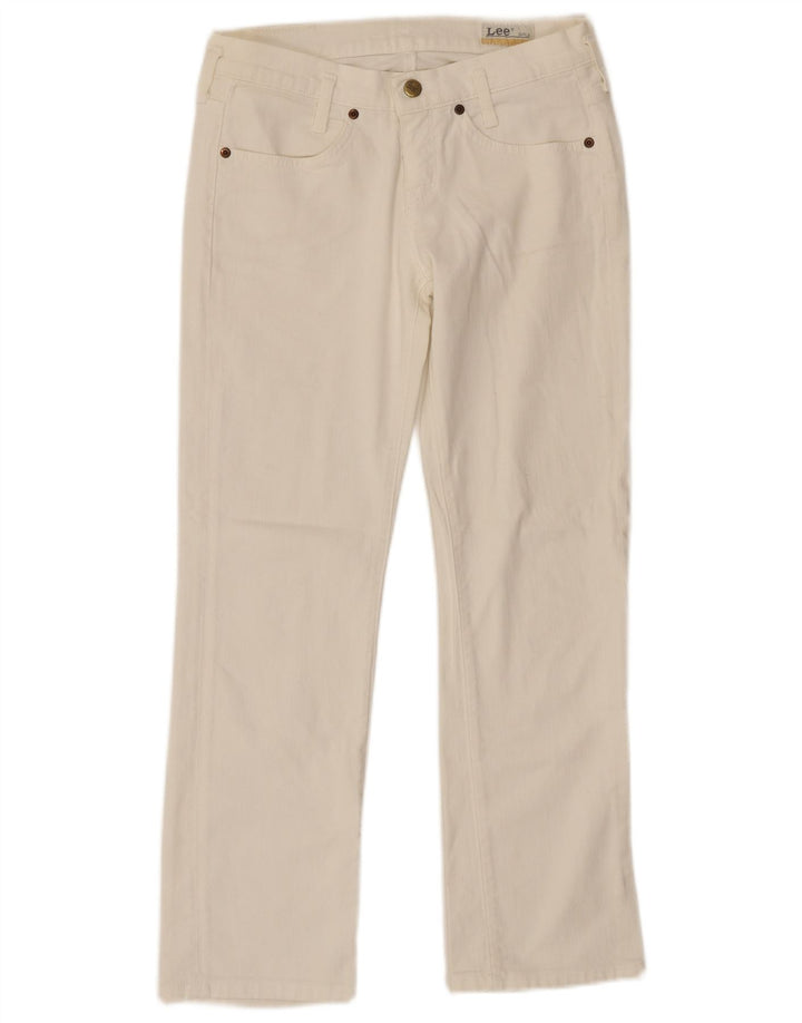 Прямые джинсы LEE для девочек Lilly 14-15 лет W28 L26, белый хлопок