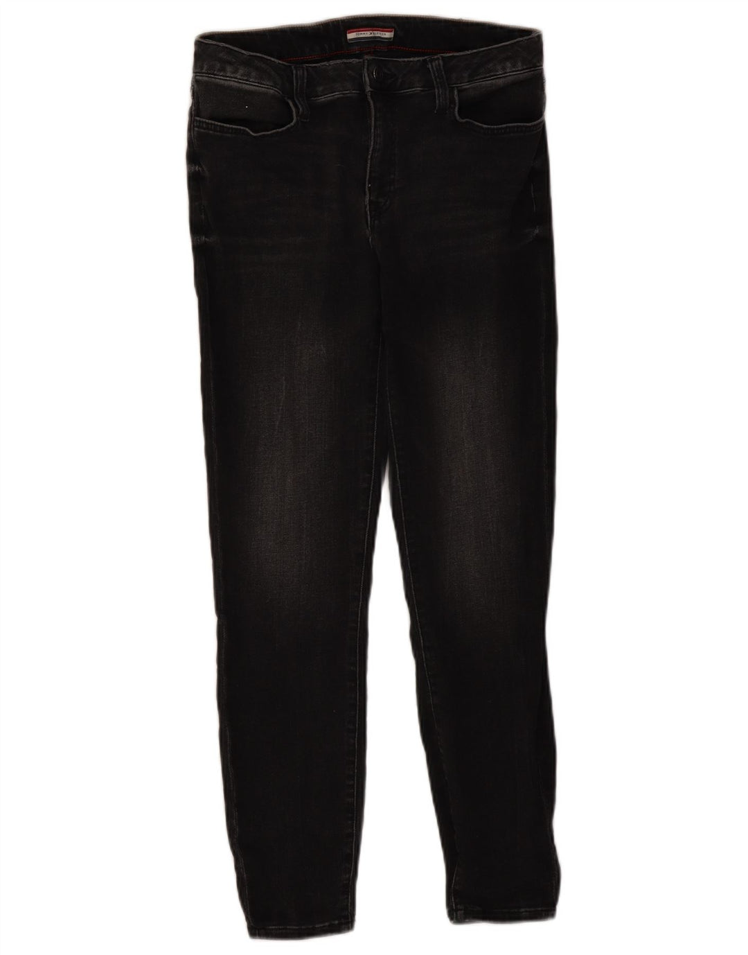 Женские джинсы скинни TOMMY HILFIGER с высокой посадкой США 8, средние W30 L26, черные