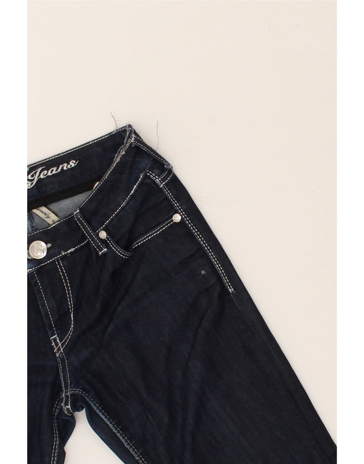 GUESS Womens Slim Jeans W27 L27  Navy Blue Cotton Vintage Guess and Second-Hand Guess from Messina Hembry 