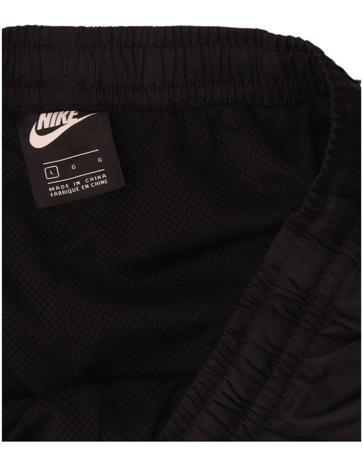 Мужские спортивные шорты Nike Regular с графикой, большие черные полиэстер
