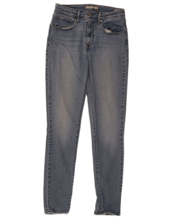 Женские джинсы скинни Levi's 721 с высокой посадкой W30 L28, синие, хлопок