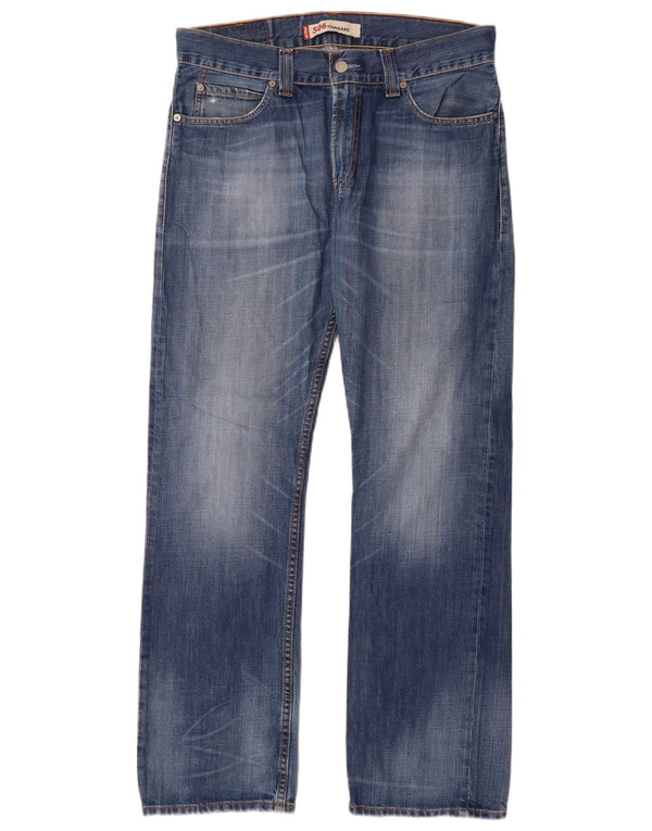 Мужские прямые джинсы Levi's 506 стандартного кроя W33 L32 синие, хлопок