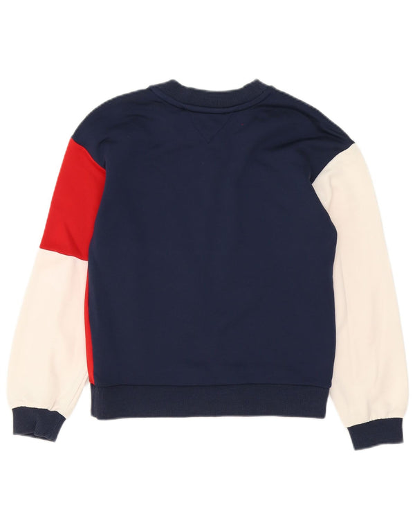 Свитшот Tommy Hilfiger для мальчиков 13–14 лет, разноцветный с цветными блоками