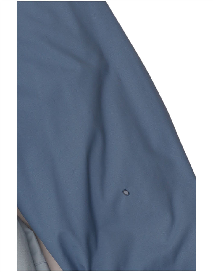 Женская непромокаемая куртка COLUMBIA оверсайз с капюшоном, Великобритания, 18 XL, синяя, с цветными блоками