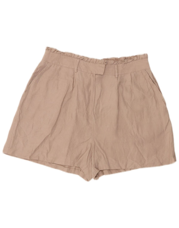Женские шорты чинос Reiss UK 14, большие W32, бежевые, лиоцелл