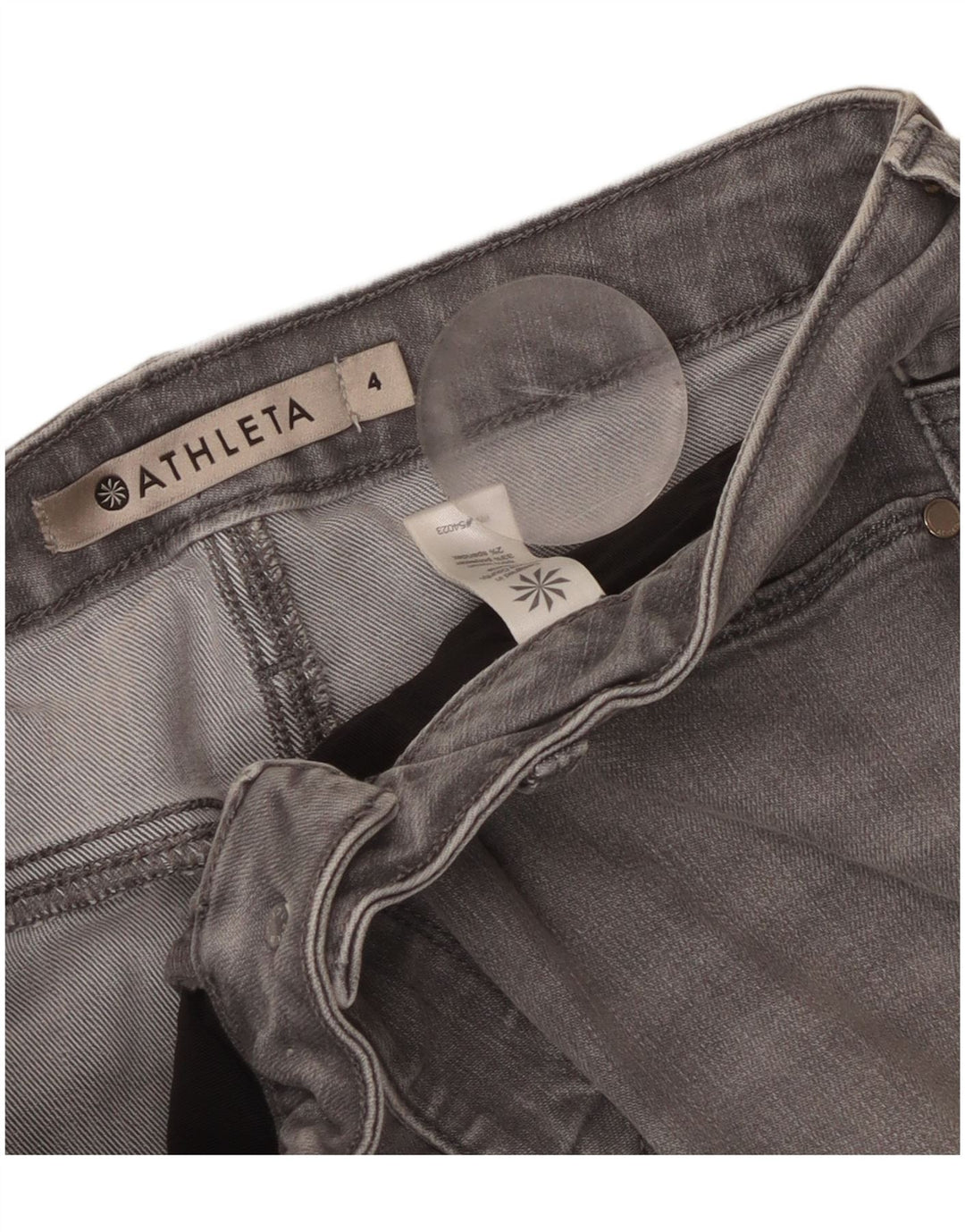Женские узкие джинсы ATHLETA US 4 Small W30 L29 Серый хлопок