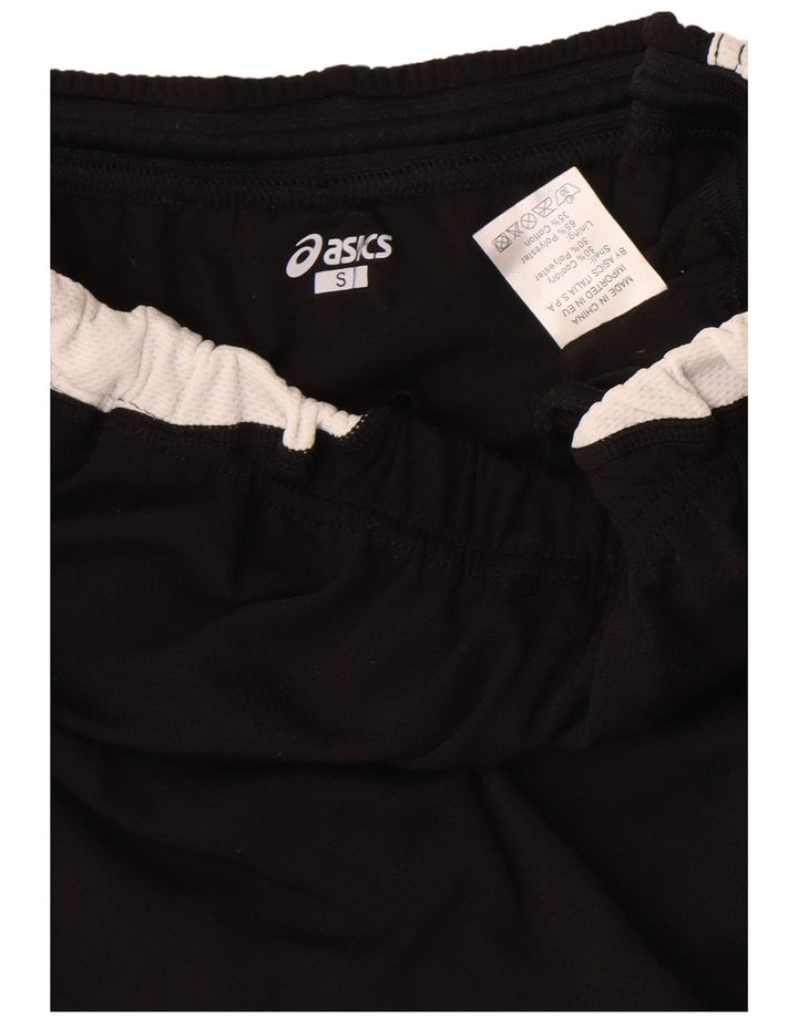 Женские спортивные шорты Asics UK 10, маленькие черные с цветными блоками