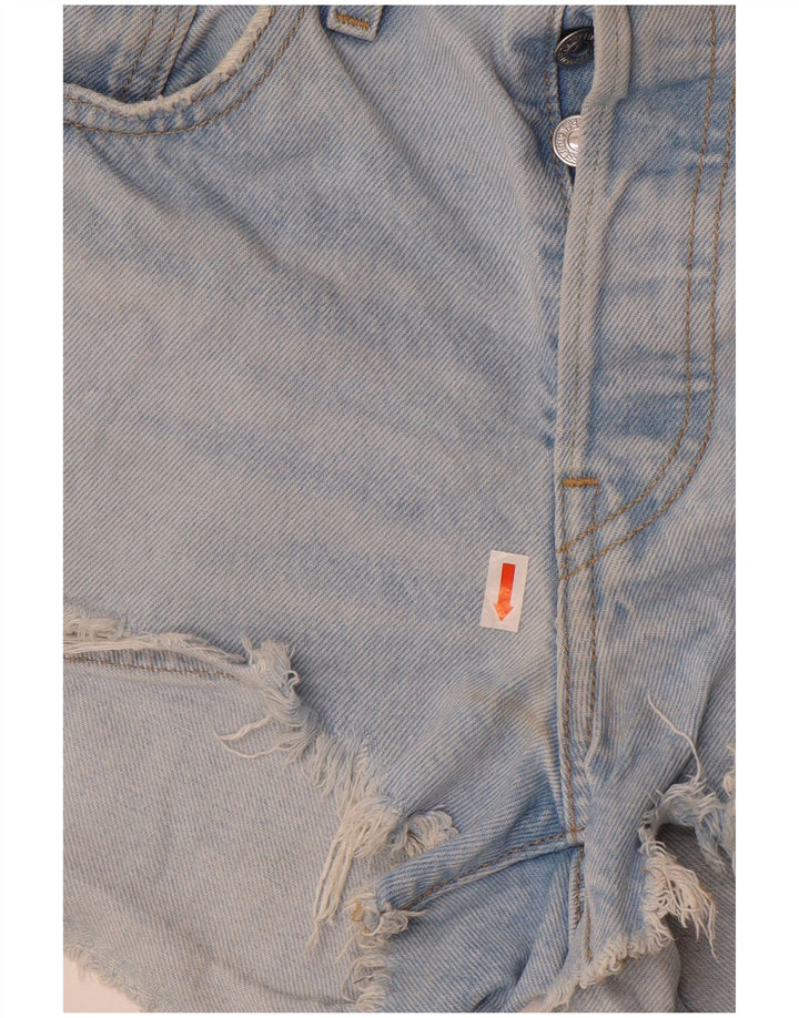 Женские джинсовые шорты Levi's 501 W27, маленькие синие, хлопок