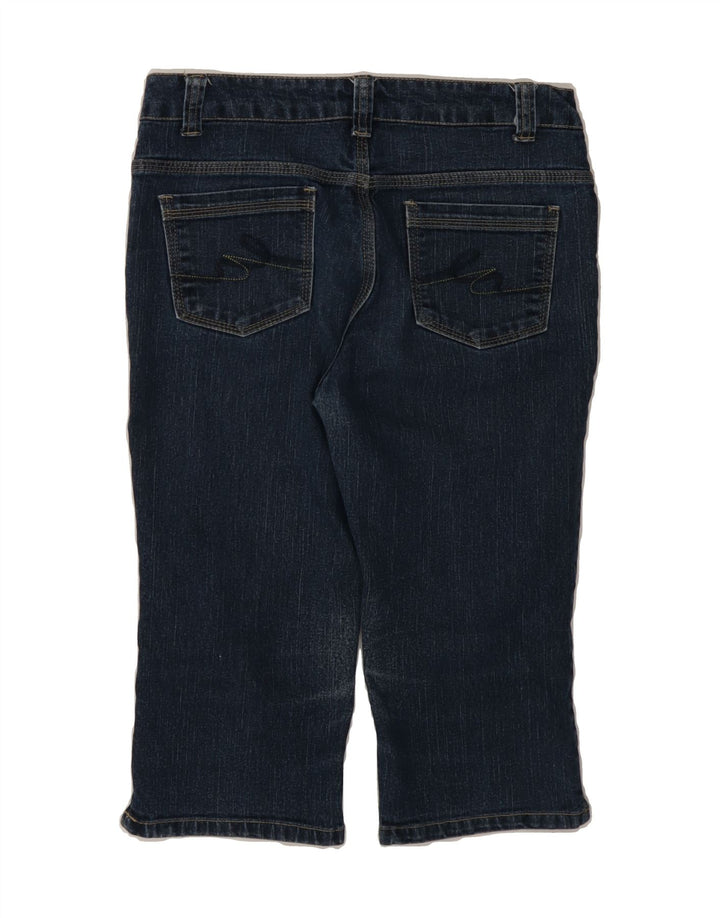 SASHA Womens Bermuda Denim Shorts UK 12 Medium W30  Blue Cotton Vintage Sasha and Second-Hand Sasha from Messina Hembry 