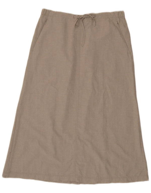Женская юбка-трапеция Rohan UK 12 Medium W32 Бежевый полиамид