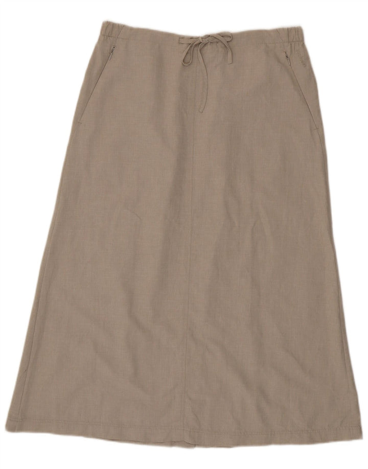 Женская юбка-трапеция Rohan UK 12 Medium W32 Бежевый полиамид