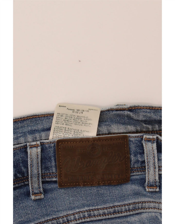WRANGLER Mens Straight Jeans W40 L30 Blue Cotton Vintage Wrangler and Second-Hand Wrangler from Messina Hembry 