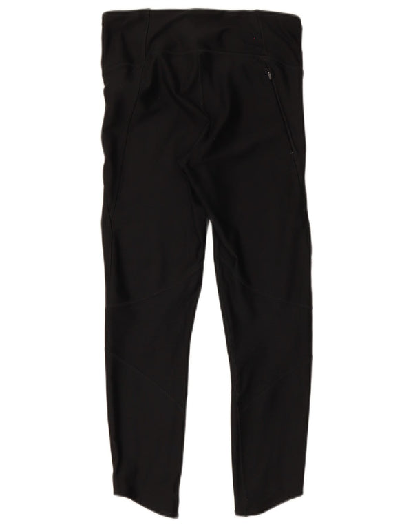 Женские леггинсы Under Armour Heat Gear UK 12, средний черный полиэстер