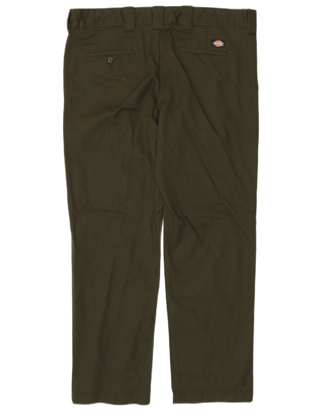 DICKIES Мужские узкие прямые брюки-чинос W38 L32 хаки из полиэстера