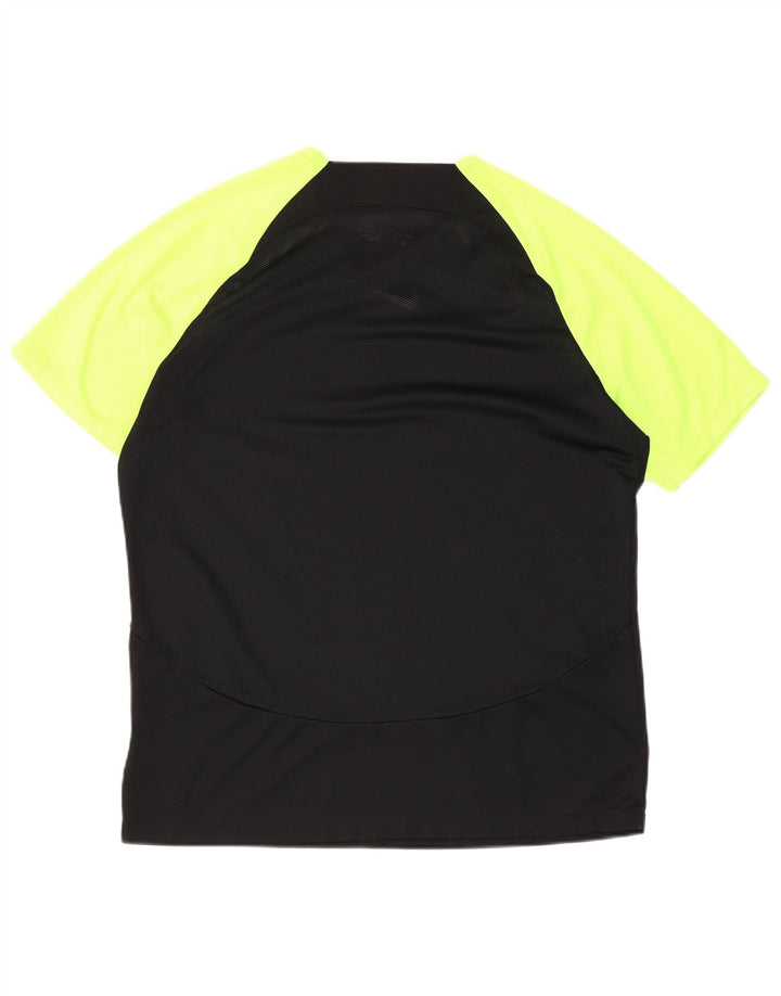 Мужская футболка Nike Dri Fit Top XL, черная, полиэстер с цветными блоками