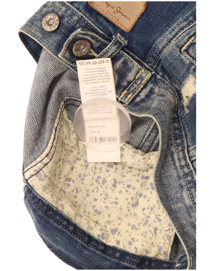 Джинсовый жилет PEPE Jeans для мальчиков, 7–8 лет, средний синий, хлопок, хлопковый