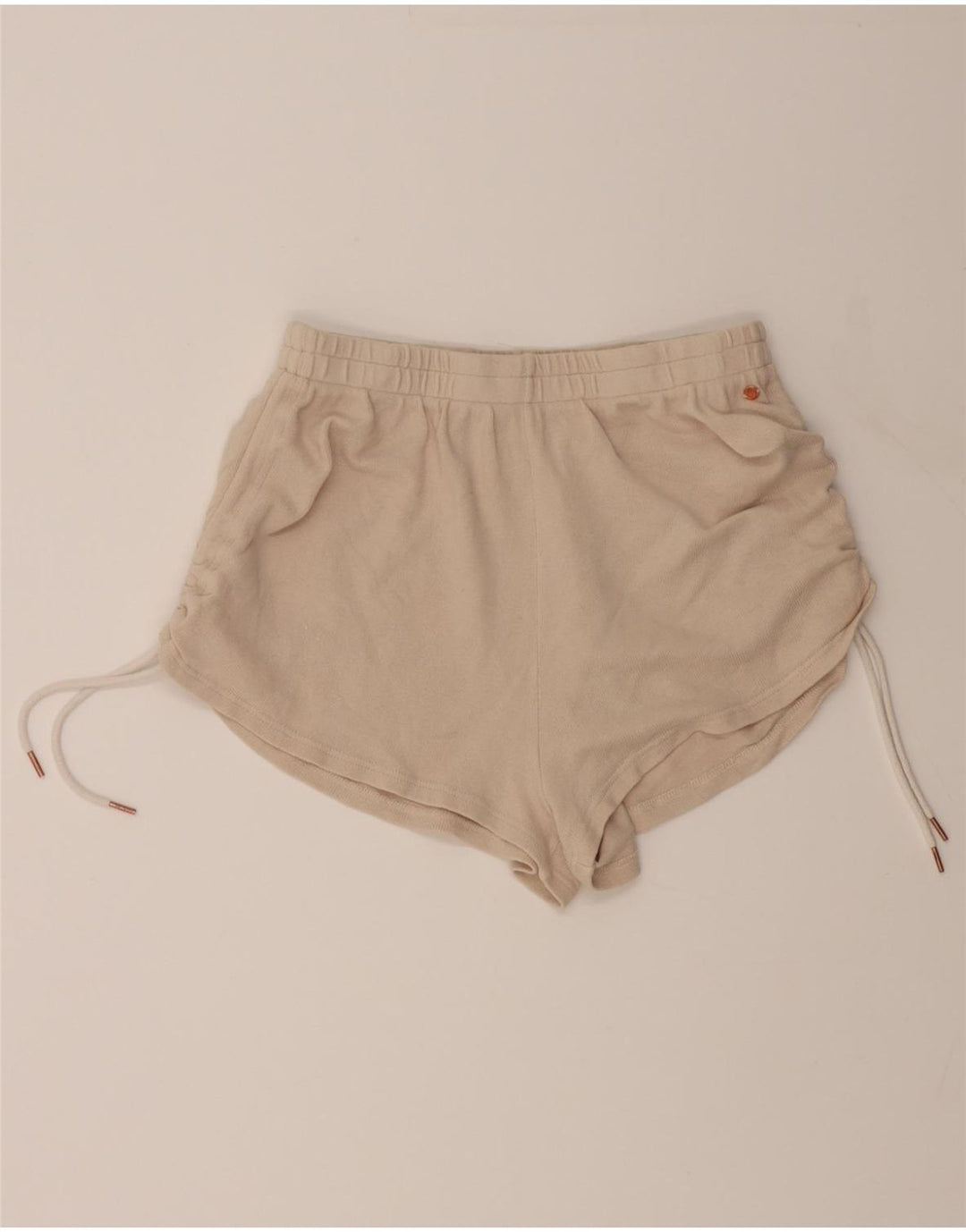 VOLCOM Girls Hot Pants 15-16 Years W30  Beige Cotton Vintage Volcom and Second-Hand Volcom from Messina Hembry 