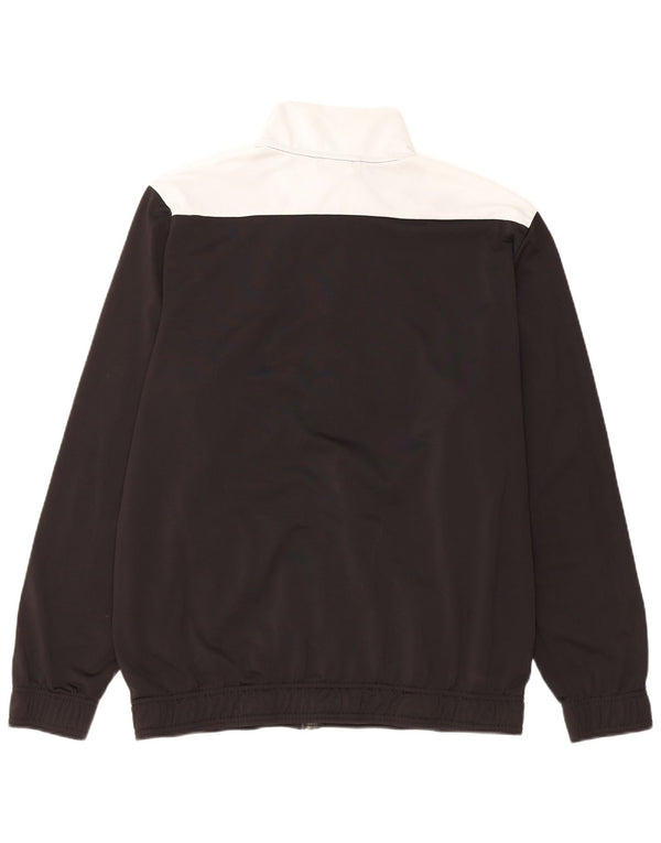 Мужской спортивный костюм Puma, большая черная полиэстеровая куртка с цветными блоками