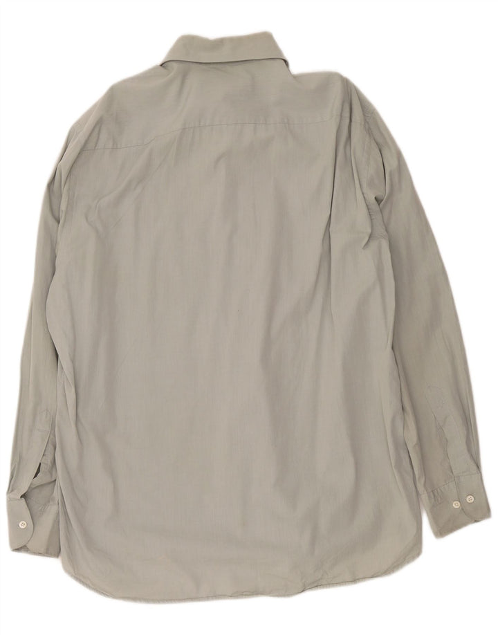 Мужская рубашка Hugo Boss, размер 17 1/2 44 XL, серая