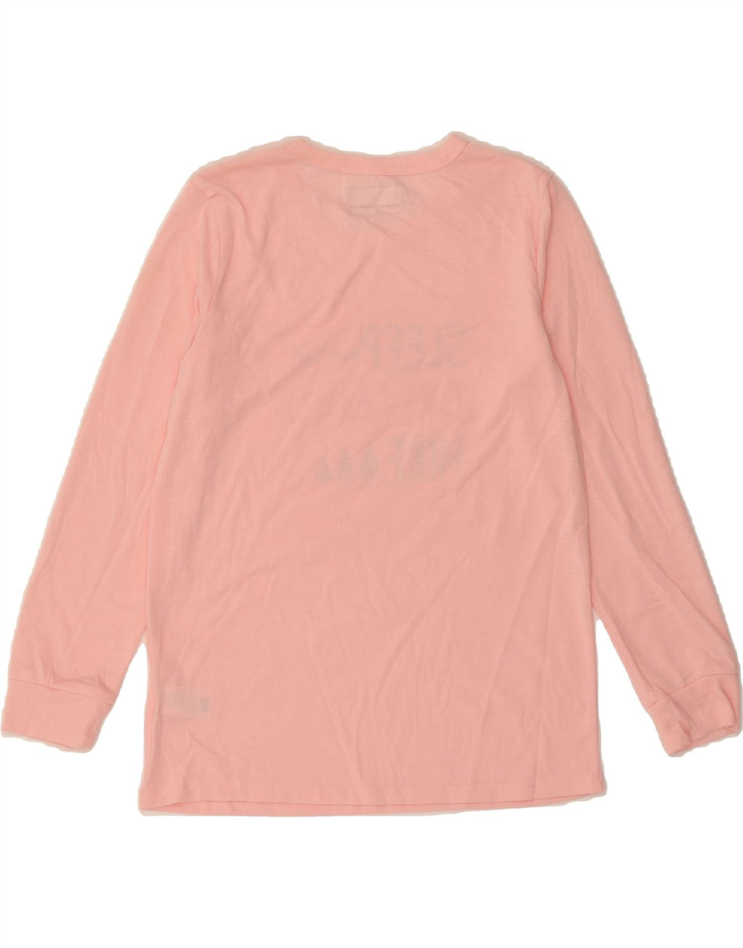 EDDIE BAUER Girls Graphic Top Long Sleeve 14-15 Years Large Pink Polyester Vintage Eddie Bauer and Second-Hand Eddie Bauer from Messina Hembry 