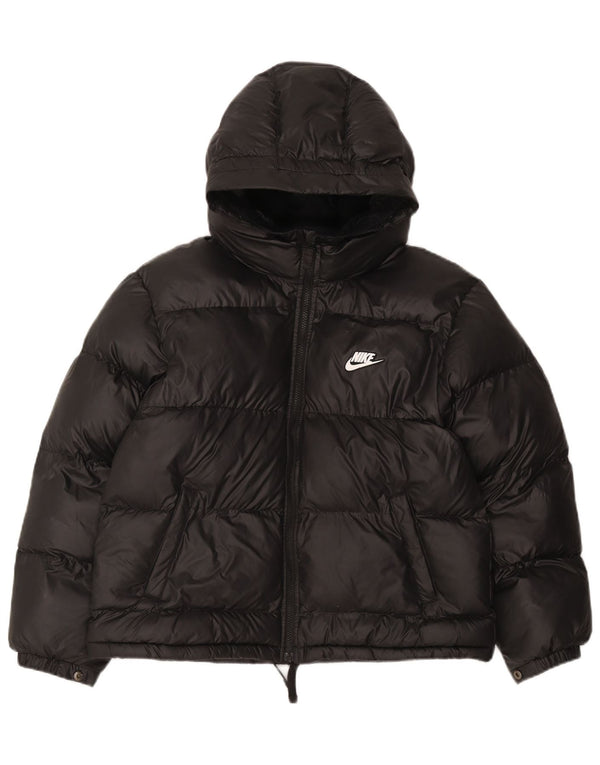 Утепленная куртка Nike Therma-Fit с капюшоном для мальчиков 13–14 лет XL, черный полиэстер