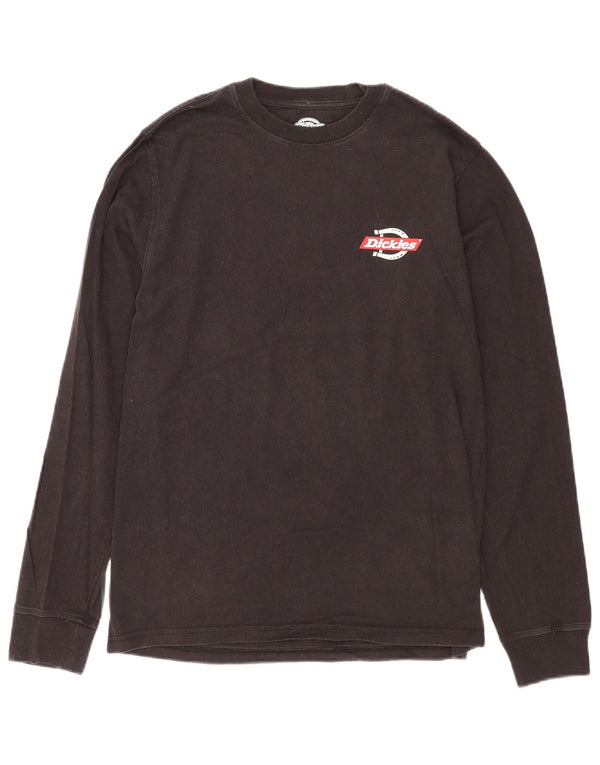 Мужской топ с рисунком Dickies, маленький черный хлопок с длинным рукавом