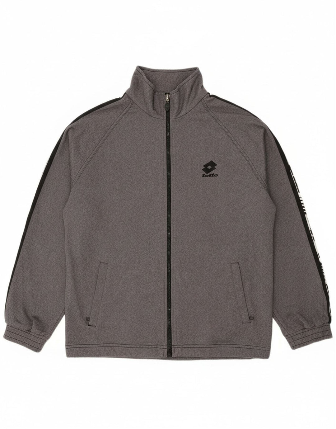 Мужской спортивный костюм Lotto с графическим рисунком, Великобритания 38/40, средний серый цвет с цветными блоками