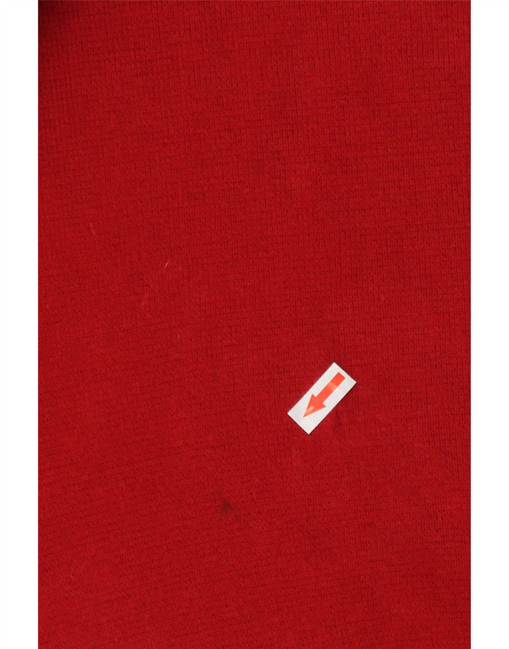 Мужской джемпер с воротником на молнии Barbour, большой бордовый хлопковый свитер