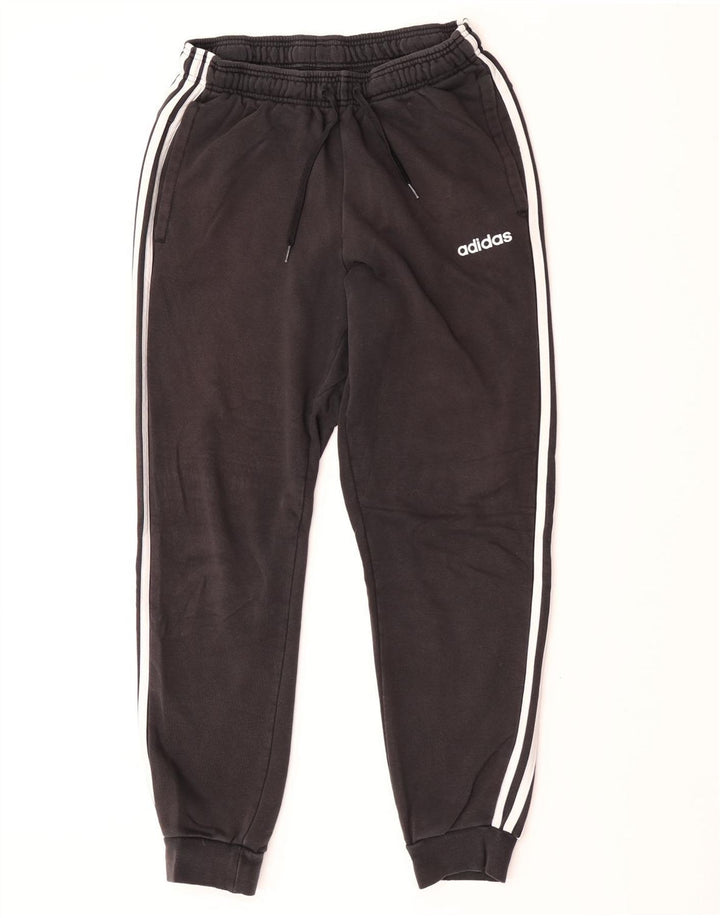 Мужские спортивные брюки Adidas Joggers среднего черного цвета из хлопка