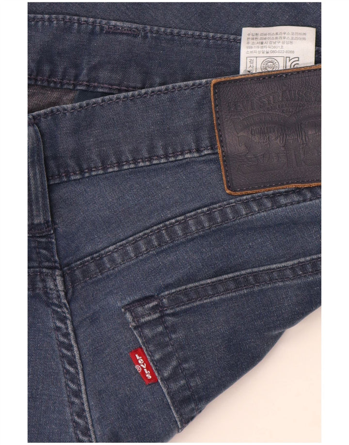 Мужские узкие джинсы Levi's W36 L30 синие, хлопок