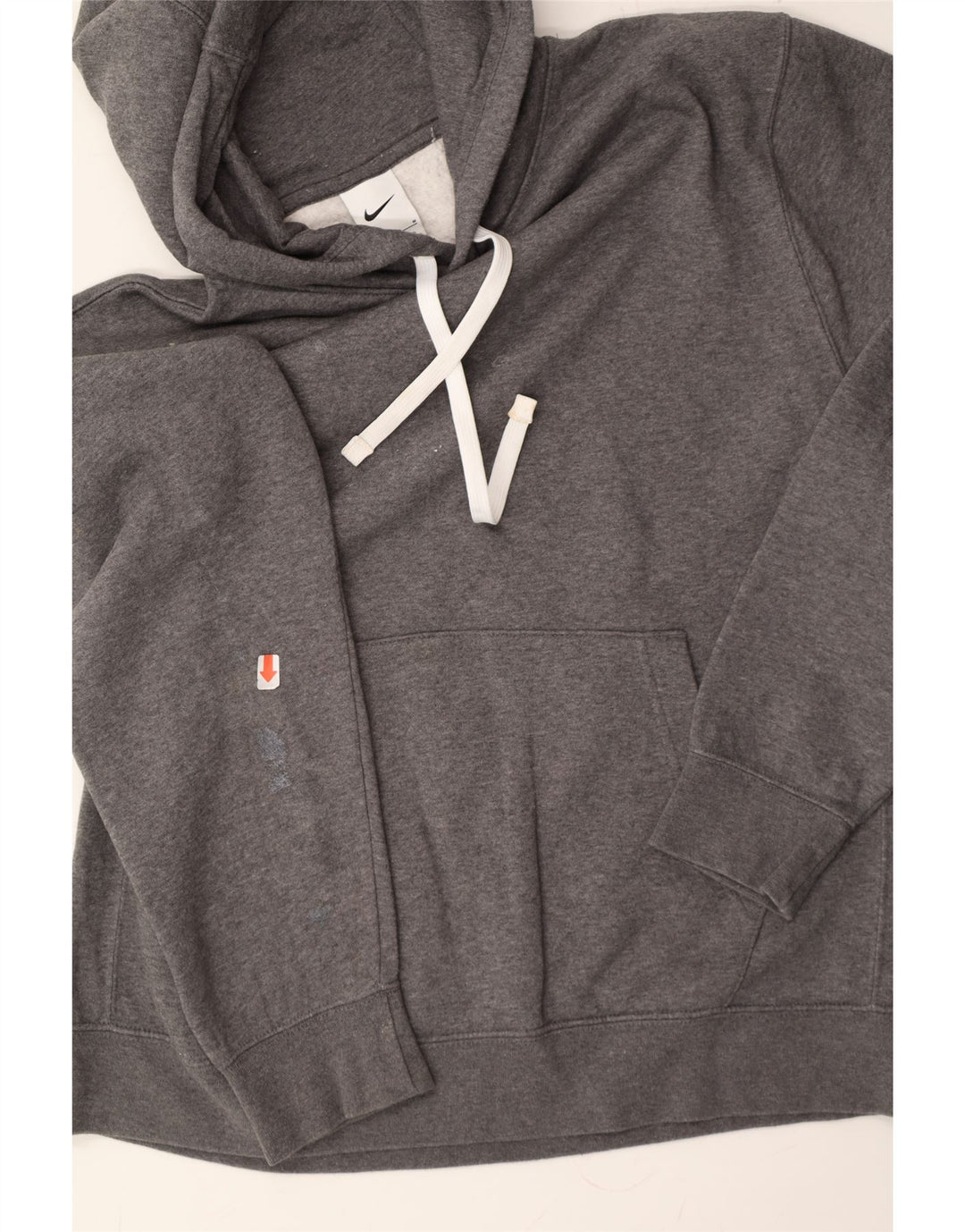 NIKE Mens Hoodie Jumper Medium Grey Cotton Vintage Nike and Second-Hand Nike from Messina Hembry 