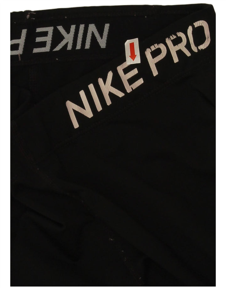Женские леггинсы с рисунком Nike Dri Fit UK 8, маленькие черные