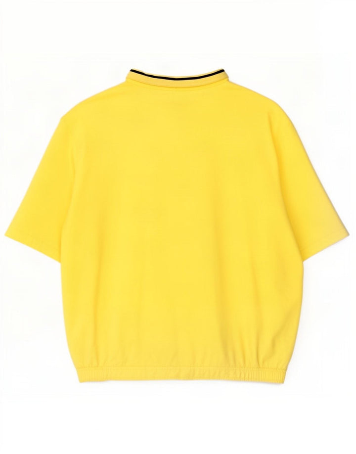 Мужская пуловерная рубашка с коротким рукавом Polo Ralph Lauren XL, желтый полиэстер