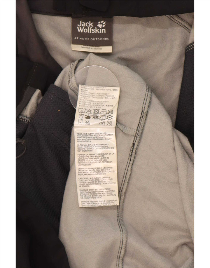 Мужская ветровка Jack Wolfskin UK 36/38, средний черный полиамид