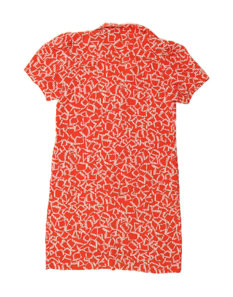 CACHAREL Womens Shirt Dress EU 46 XL Red Geometric Vintage Cacharel and Second-Hand Cacharel from Messina Hembry 