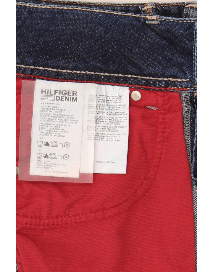 Tommy Hilfiger Женская джинсовая юбка, маленькая W27, синяя, хлопок