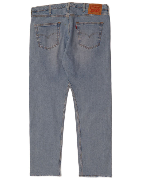 Мужские зауженные джинсы Levi's 502 W38 L31 синие, хлопок