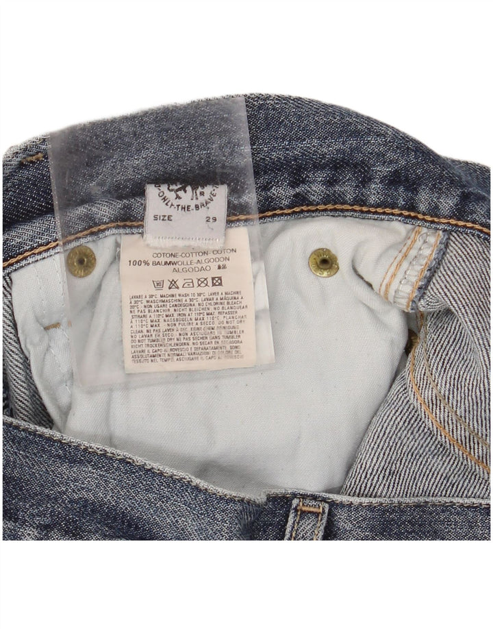 Мужские джинсовые шорты DIESEL W29, маленькие синие, хлопок