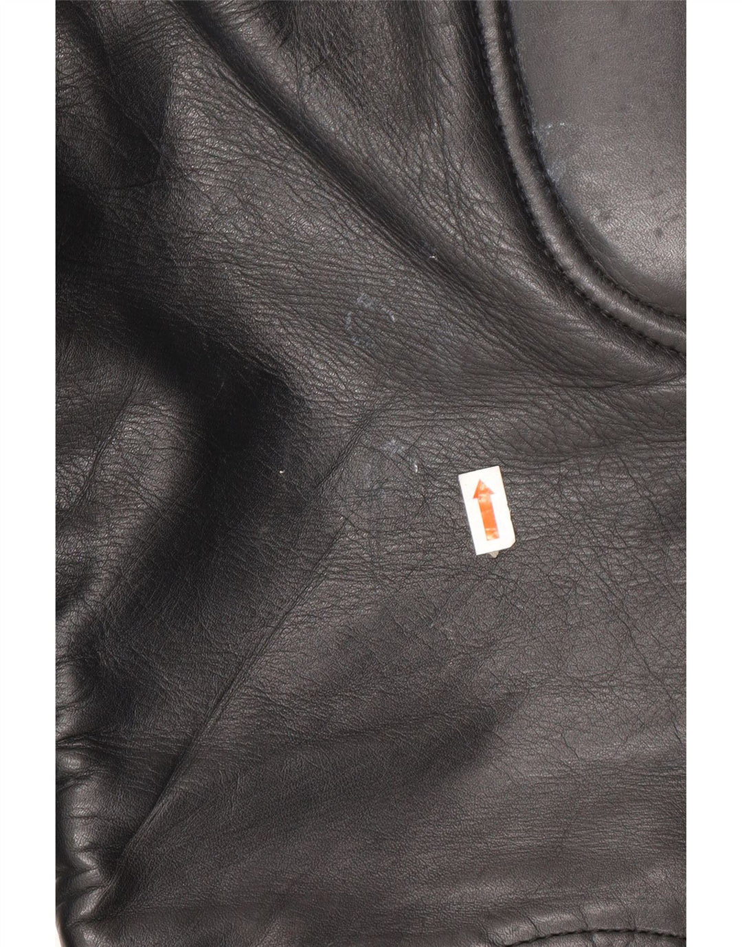 ВИНТАЖНЫЕ Мужские байкерские кожаные брюки W32 L23 черные