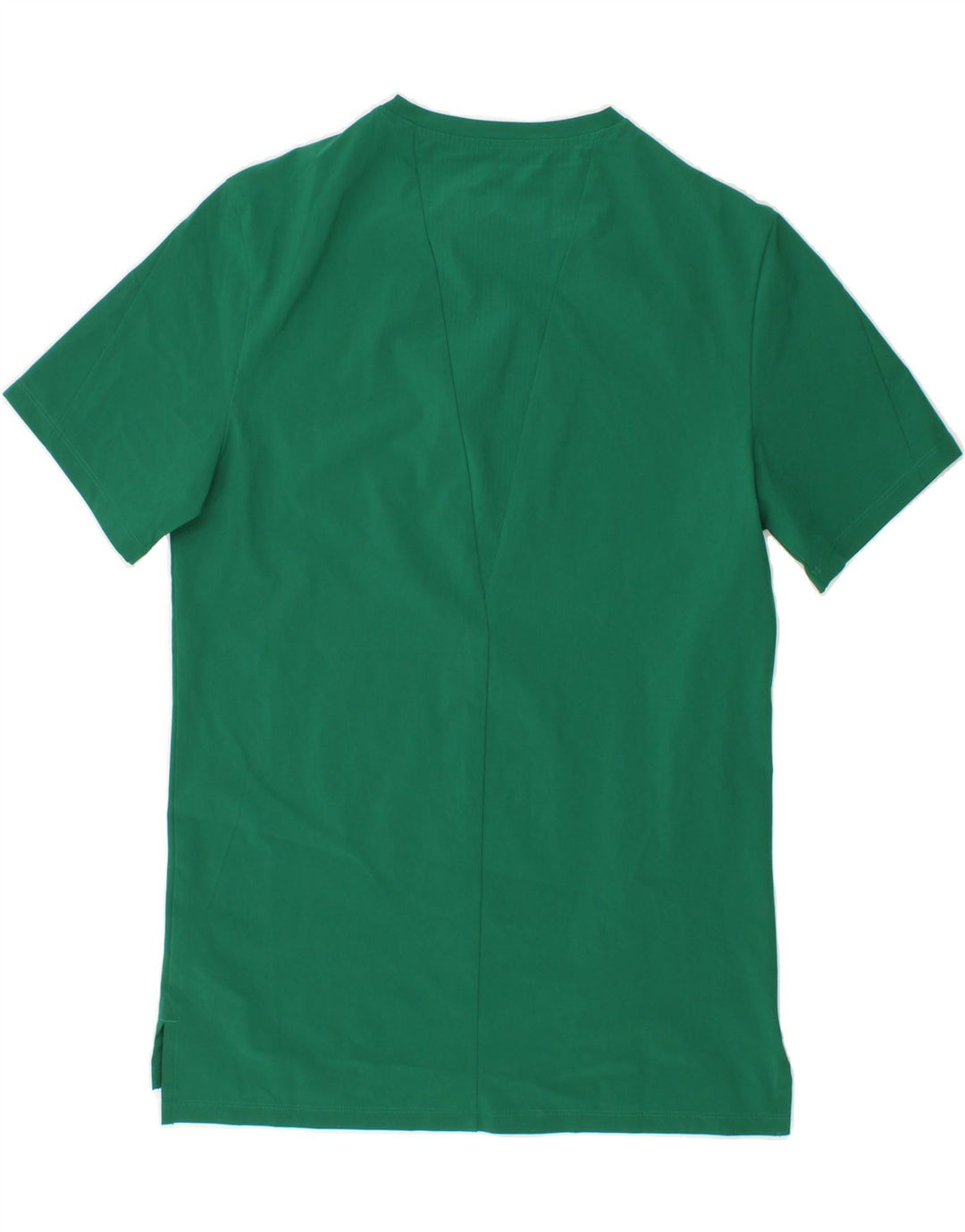 REEBOK Womens Longline T-Shirt Top UK 10 Small Green Polyester Vintage Reebok and Second-Hand Reebok from Messina Hembry 