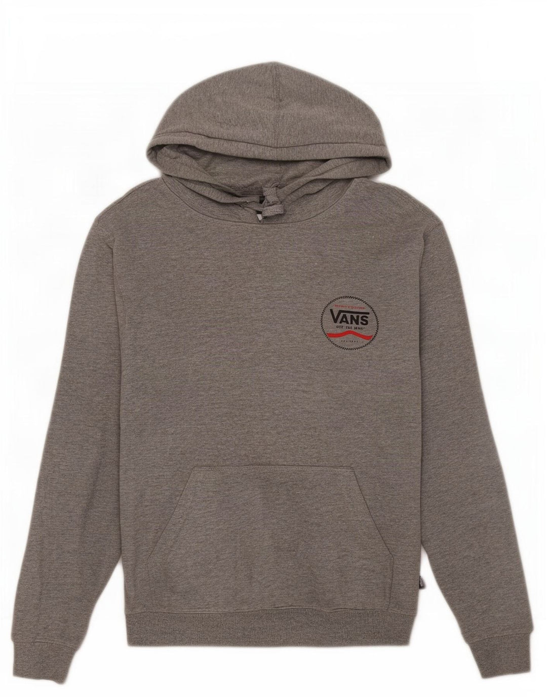 Мужской джемпер с капюшоном с рисунком Vans, маленький серый в крапинку