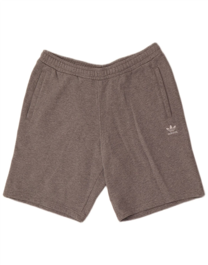 Мужские спортивные шорты Adidas, большие серые