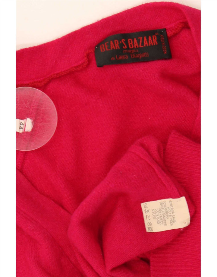Laura Biagiotti Женский кардиган Bear's Bazaar Свитер IT 44 Средний Розовый