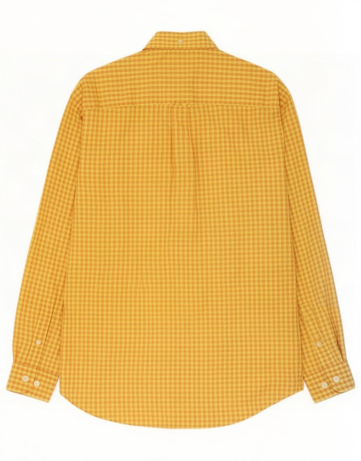 Мужская рубашка Ben Sherman в клетку среднего желтого цвета