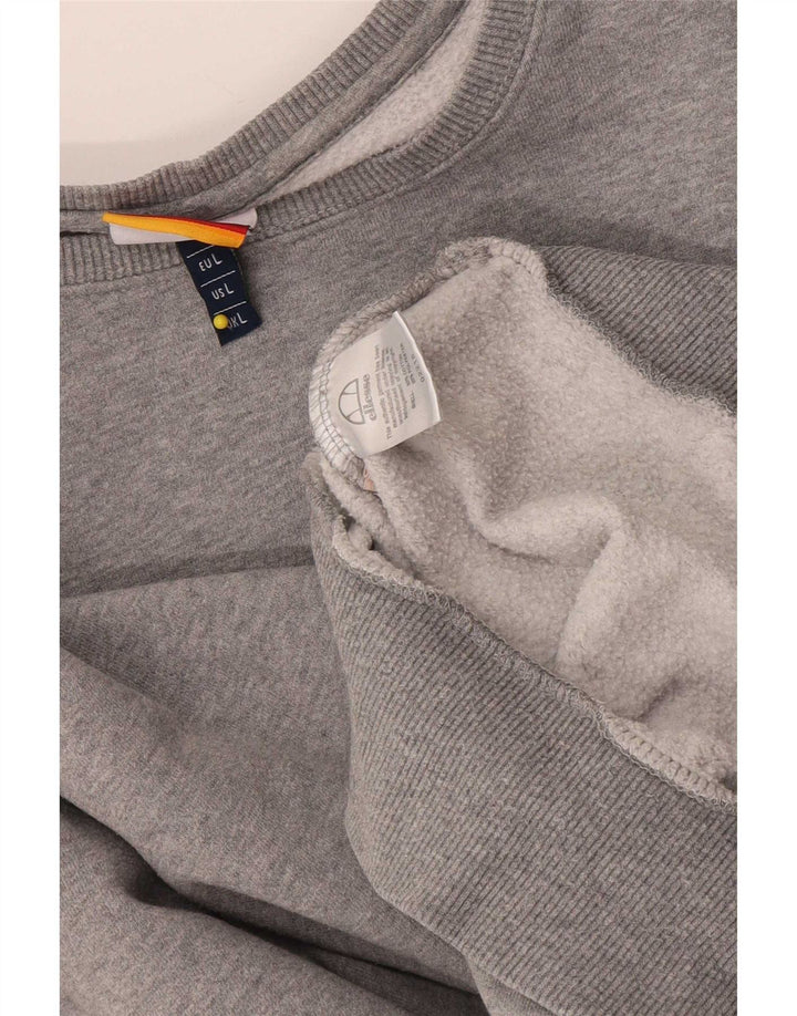 Женский свитер Ellesse UK 16, большой серый хлопок