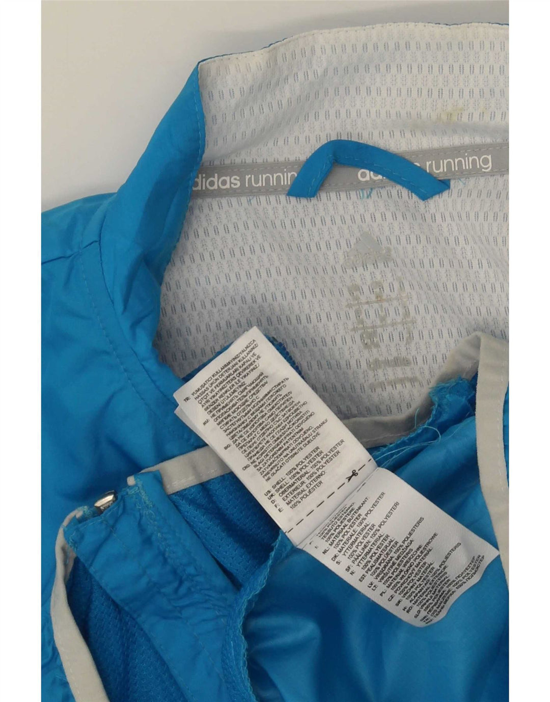 Мужской спортивный костюм Adidas, верхняя куртка, средний синий полиэстер