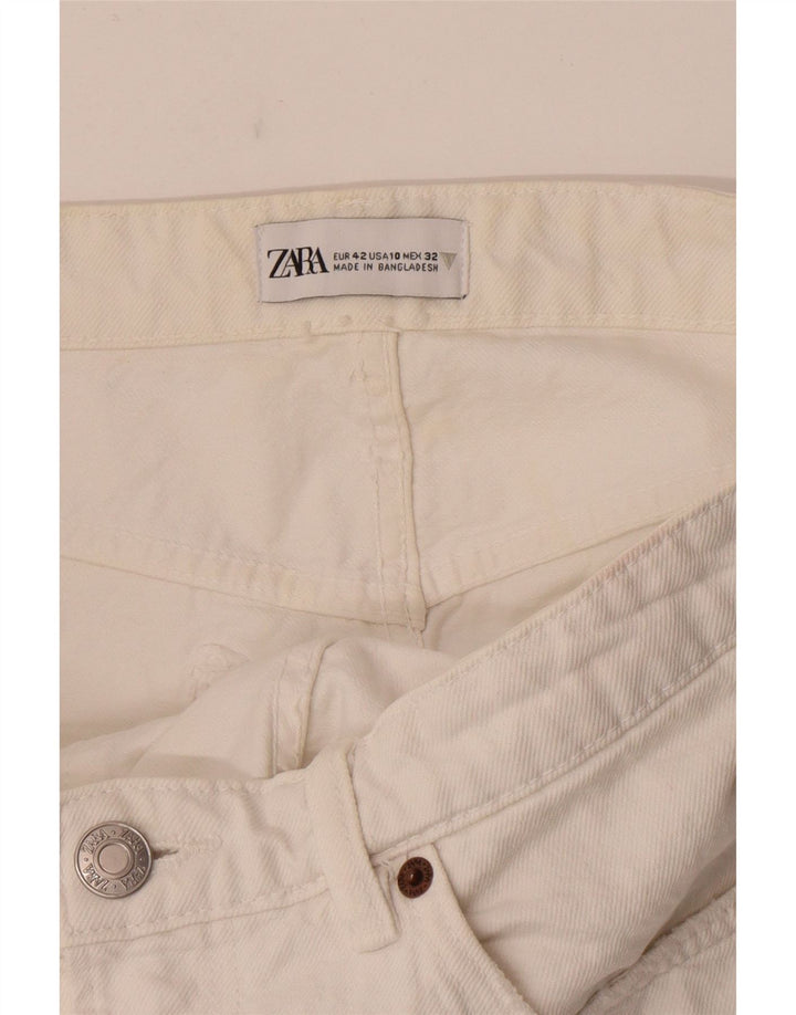 Женские джинсовые шорты Zara EU 42, большие W32, белые