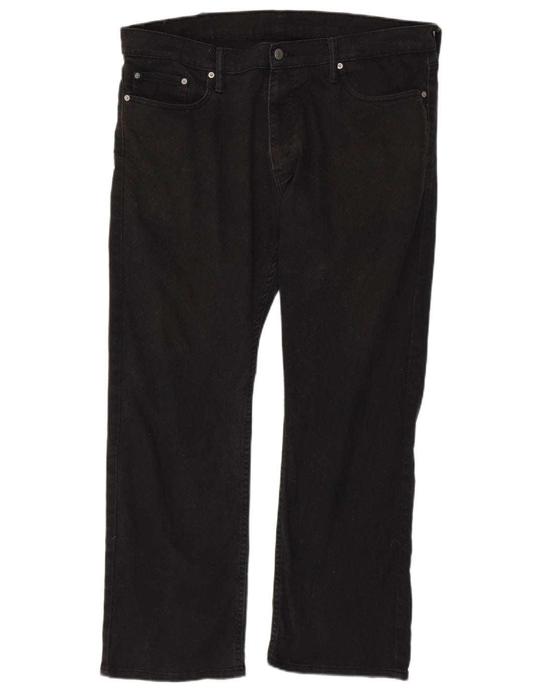 Мужские прямые джинсы Levi's 514 W38 L30, черный хлопок