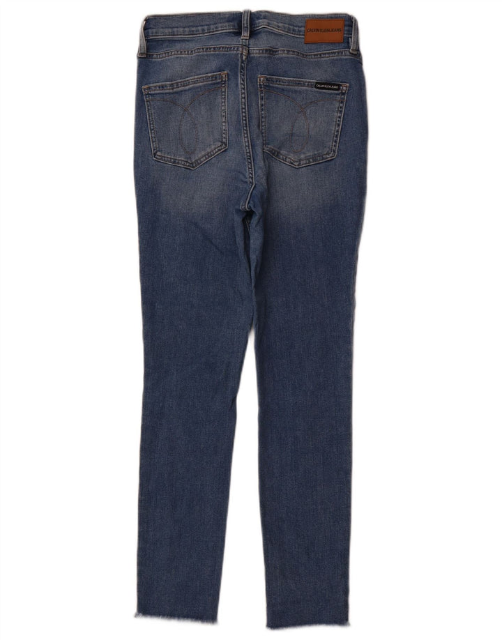 Женские джинсы скинни Calvin Klein US 6, средние W28 L26, синие, хлопок