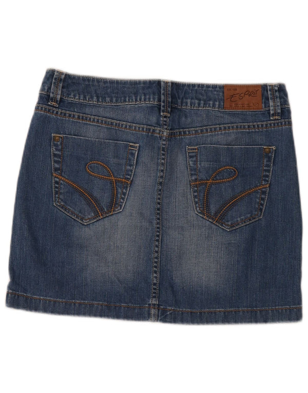 Женская джинсовая юбка Esprit UK 12 Medium W32 Синяя, хлопок